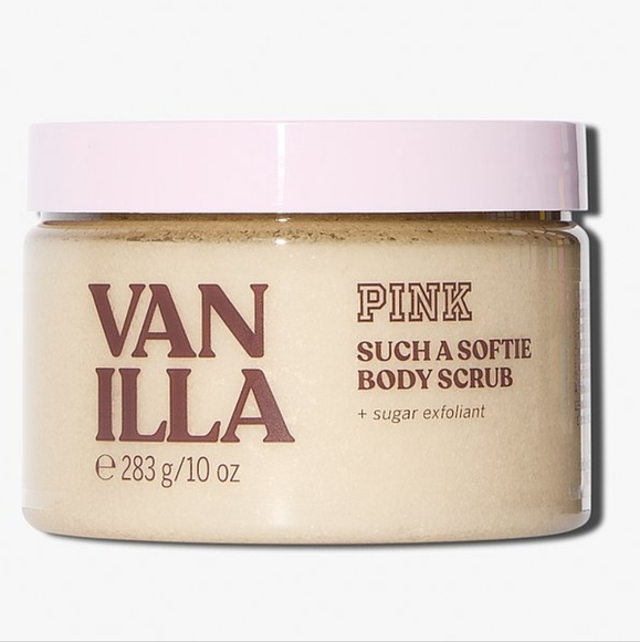 PINK Victoria's Secret Other - PINK Victoria's Secret Such a Softie Sugar Exfoliant Vanilla Body Scrub 10oz NEW